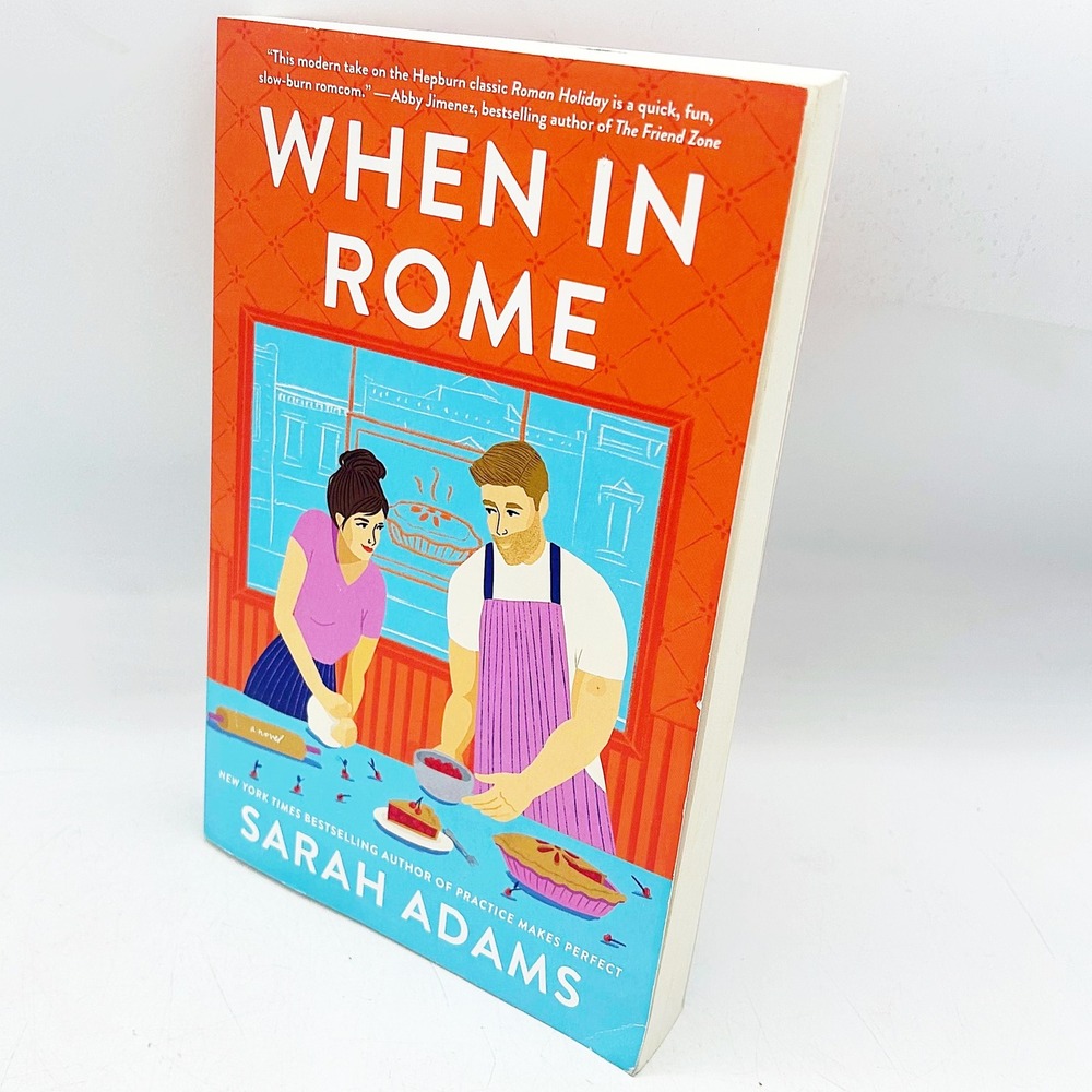 Sarah Adams When In Rome Paperback Book Romance Novel‎ Good
